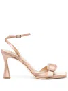Badgley Mischka Collection Judith Ankle Strap Sandal In Neutrals