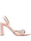Badgley Mischka Collection Jenesis Slingback Sandal In Pink