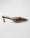 Badgley Mischka Collection Abigayl Pointed Toe Mule In Brown