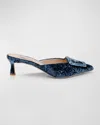 Badgley Mischka Collection Abigayl Pointed Toe Mule In French Blue