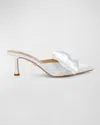 Badgley Mischka Collection Alaya Pointed Toe Mule In Soft White