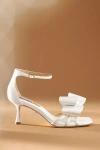 Badgley Mischka Alysha Bow Sandals In White