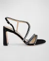 Badgley Mischka Collection Amora Slingback Sandal In Black
