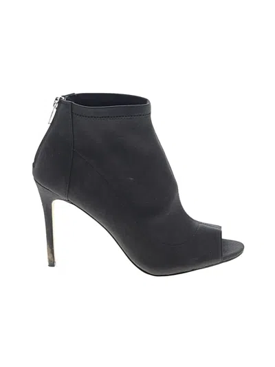 Pre-owned Badgley Mischka Ankle Boots In Black