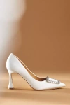 Badgley Mischka Collection Aubree Pointed Toe Pump In White