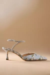 Badgley Mischka Collection Autumn Pointed Toe Ankle Strap Pump In Blue