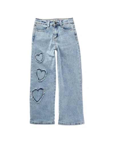 Badgley Mischka Baggy Low-rise Fit Jean In Blue