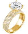Badgley Mischka Bagley Mischka Certified Lab Grown Diamond Engagement Ring (3-3/4 Ct. T.w.) In 14k Gold In Gold
