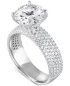 Badgley Mischka Bagley Mischka Certified Lab Grown Diamond Engagement Ring (3-3/4 Ct. T.w.) In 14k Gold In Metallic