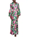 Badgley Mischka Belted Shirtgown