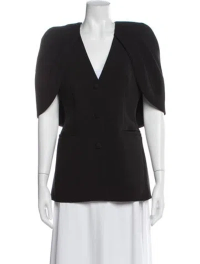 Pre-owned Badgley Mischka Blazer In Black