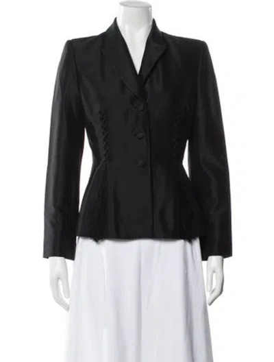Pre-owned Badgley Mischka Blazer In Black