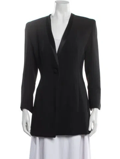 Pre-owned Badgley Mischka Blazer In Black