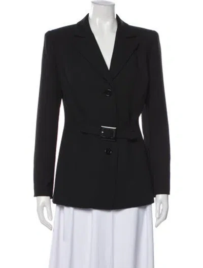 Pre-owned Badgley Mischka Blazer In Black