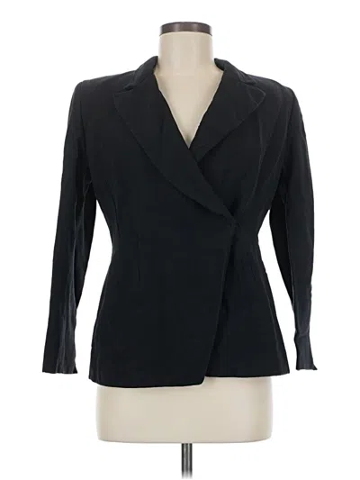 Pre-owned Badgley Mischka Blazer Jacket In Black