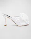 Badgley Mischka Collection Blythe Slide Sandal In Soft White