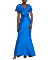 Badgley Mischka Bow Wrap Gown