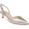 Badgley Mischka Bridal Gentry Ii Slingback Pointed Toe Pump In Brown