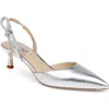 Badgley Mischka Bridal Gentry Ii Slingback Pointed Toe Pump