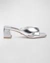 Badgley Mischka Briella Ii Slide Sandal In Silver