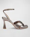 Badgley Mischka Collection Brinlee Ii Ankle Strap Sandal In Light Bronze