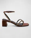 Badgley Mischka Collection Brisa Ankle Strap Sandal In Chocolate