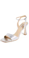 Badgley Mischka Collection Cady Ankle Strap Sandal In Silver