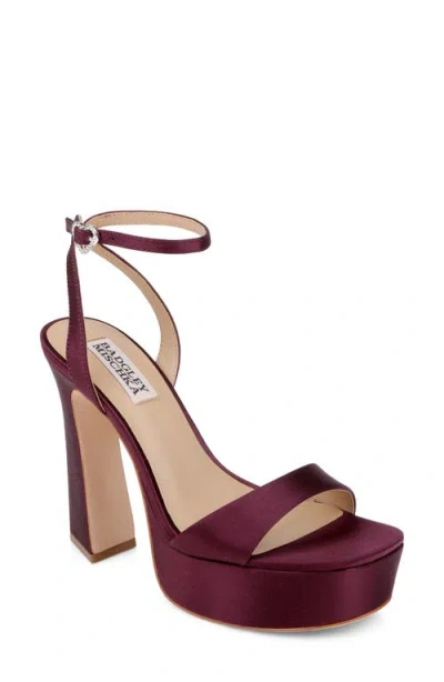 Badgley Mischka Caia Ankle Strap Platform Sandal In Multi