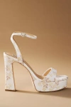 Badgley Mischka Caia Jacquard Platform Heels
