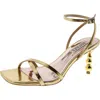 Badgley Mischka Callie Ankle Strap Sandal In Multi