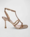 Badgley Mischka Camilia Square Toe Sandal In Bronze