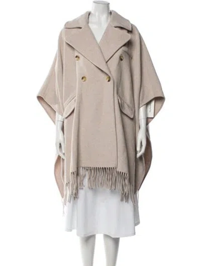 Pre-owned Badgley Mischka Cape In Neutrals