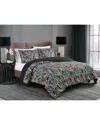 Badgley Mischka Cassat Floral Duvet Set In Multi