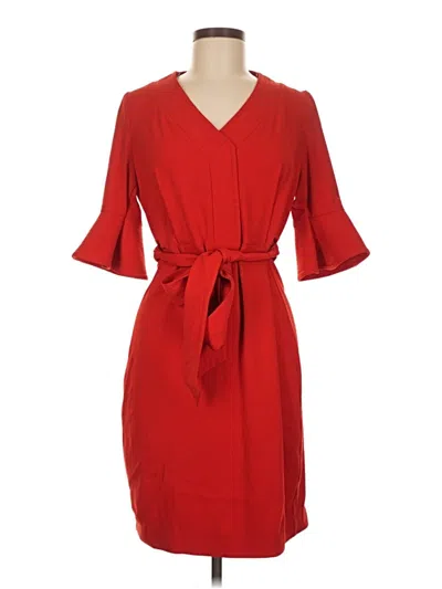 Pre-owned Badgley Mischka Casual Dress In Red