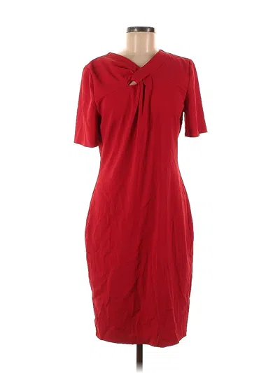 Pre-owned Badgley Mischka Casual Dress In Red