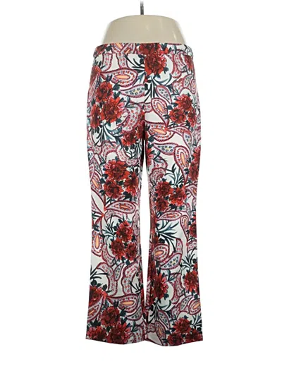 Pre-owned Badgley Mischka Casual Pants In Red