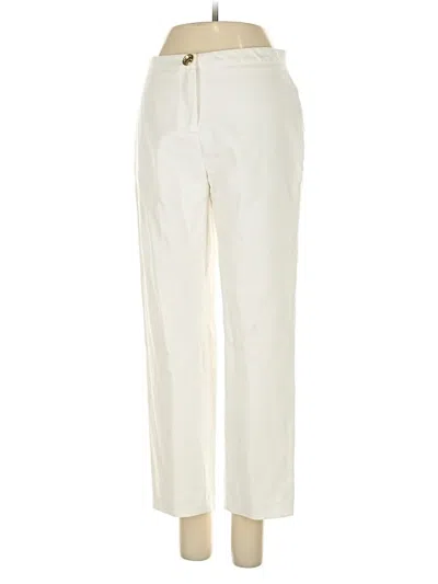 Pre-owned Badgley Mischka Casual Pants In White