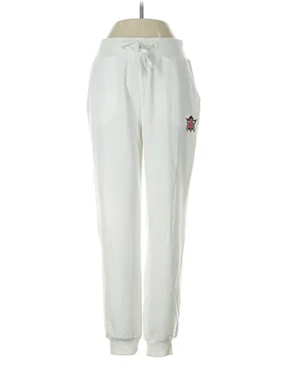 Pre-owned Badgley Mischka Casual Pants In White