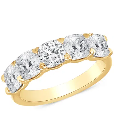 Badgley Mischka Certified Lab Grown Diamond Band (3 Ct. T.w.) In 14k Gold In Yellow Gold