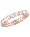 BADGLEY MISCHKA CERTIFIED LAB GROWN DIAMOND CUSHION-CUT ETERNITY BAND (3 CT. T.W.) IN 14K GOLD