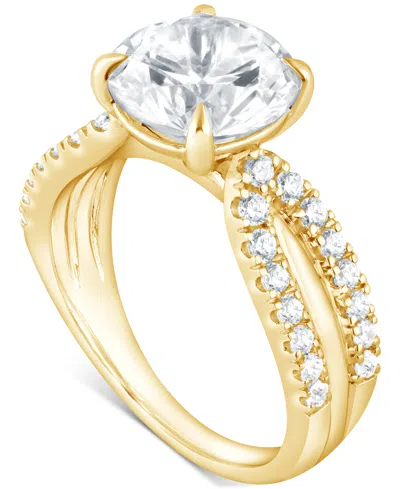 Badgley Mischka Certified Lab Grown Diamond Engagement Ring (4 Ct. T.w.) In 14k Gold