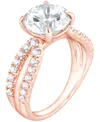 Badgley Mischka Certified Lab Grown Diamond Engagement Ring (4 Ct. T.w.) In 14k Gold In Gold