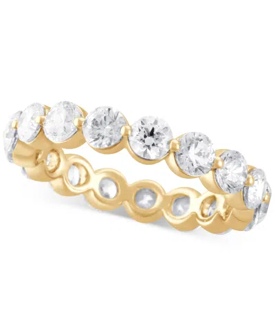 Badgley Mischka Certified Lab Grown Diamond Eternity Band (3 Ct. T.w.) In 14k Gold In Yellow Gold