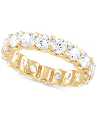 Badgley Mischka Certified Lab Grown Diamond Eternity Band (4 Ct. T.w.) In 14k Gold In Yellow Gold