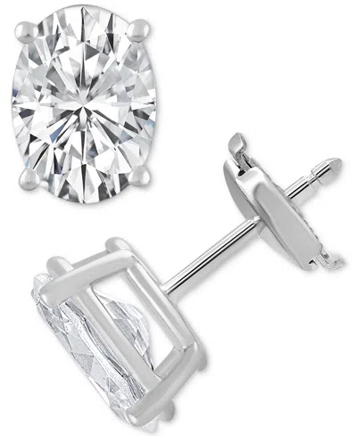 Badgley Mischka Certified Lab Grown Diamond Oval Stud Earrings (3 Ct. T.w.) In 14k Gold In White Gold