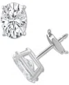 Badgley Mischka Certified Lab Grown Diamond Oval Stud Earrings (6 Ct. T.w.) In 14k Gold In White Gold