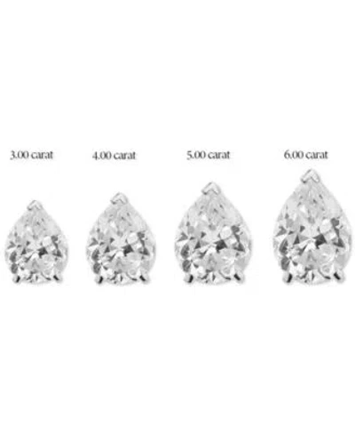 Badgley Mischka Certified Lab Grown Diamond Pear Stud Earring Collection In 14k Gold In White Gold
