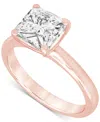 BADGLEY MISCHKA CERTIFIED LAB GROWN DIAMOND PRINCESS-CUT SOLITAIRE ENGAGEMENT RING (5 CT. T.W.) IN 14K GOLD