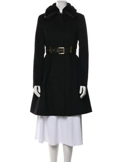 Pre-owned Badgley Mischka Coat In Black