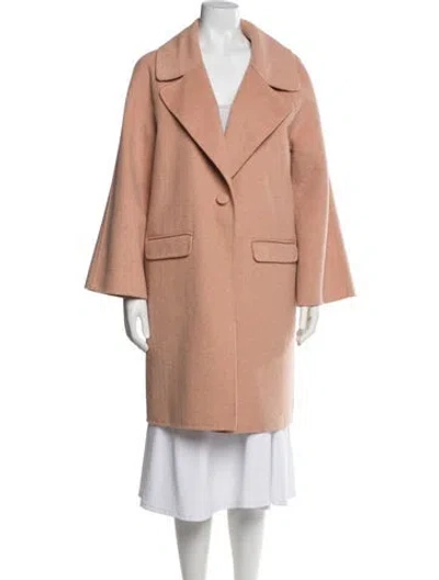 Pre-owned Badgley Mischka Coat In Pink